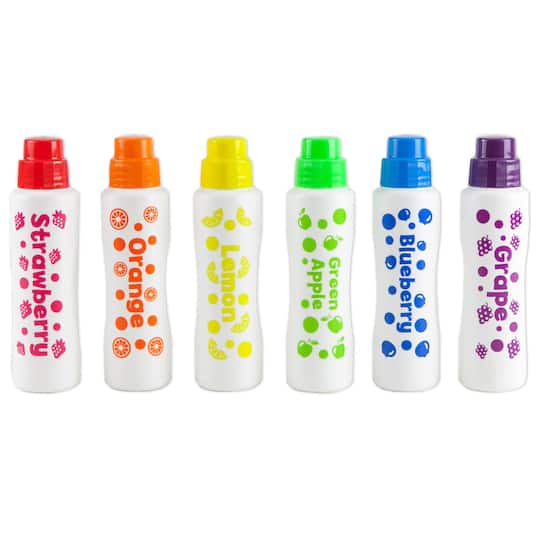 Do-A-Dot Art&#xAE; Scented Juicy Fruit 6 Color Dot Markers